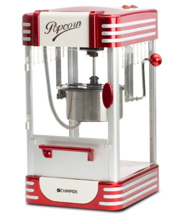 Retro Popcornmaskine    Rød Metallic