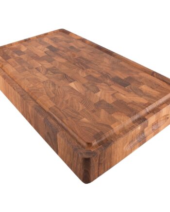 Skærebræt   Eg Med Rille  40x25x4 Cm