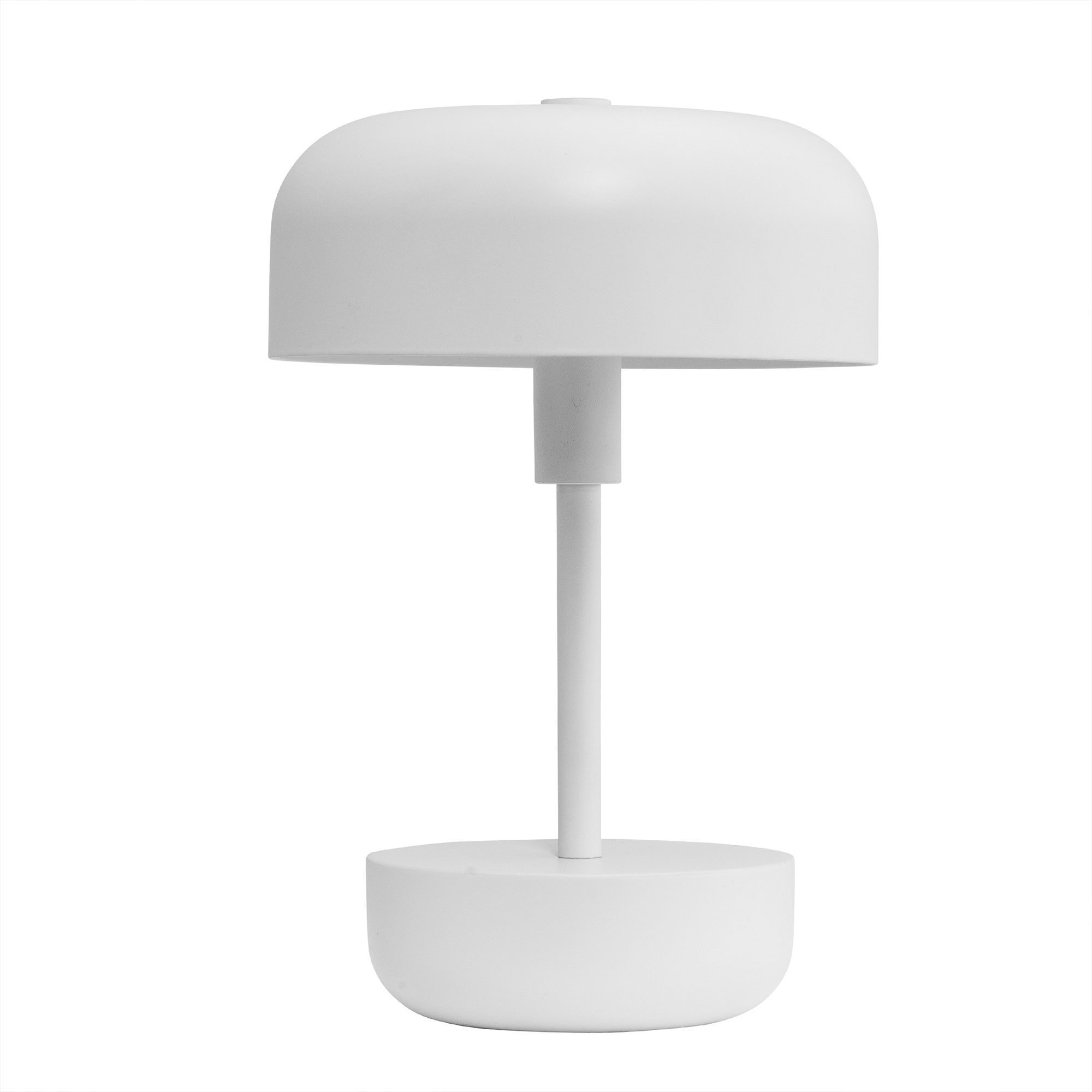 Haipot Genopladelig Led Bordlampe  Hvid