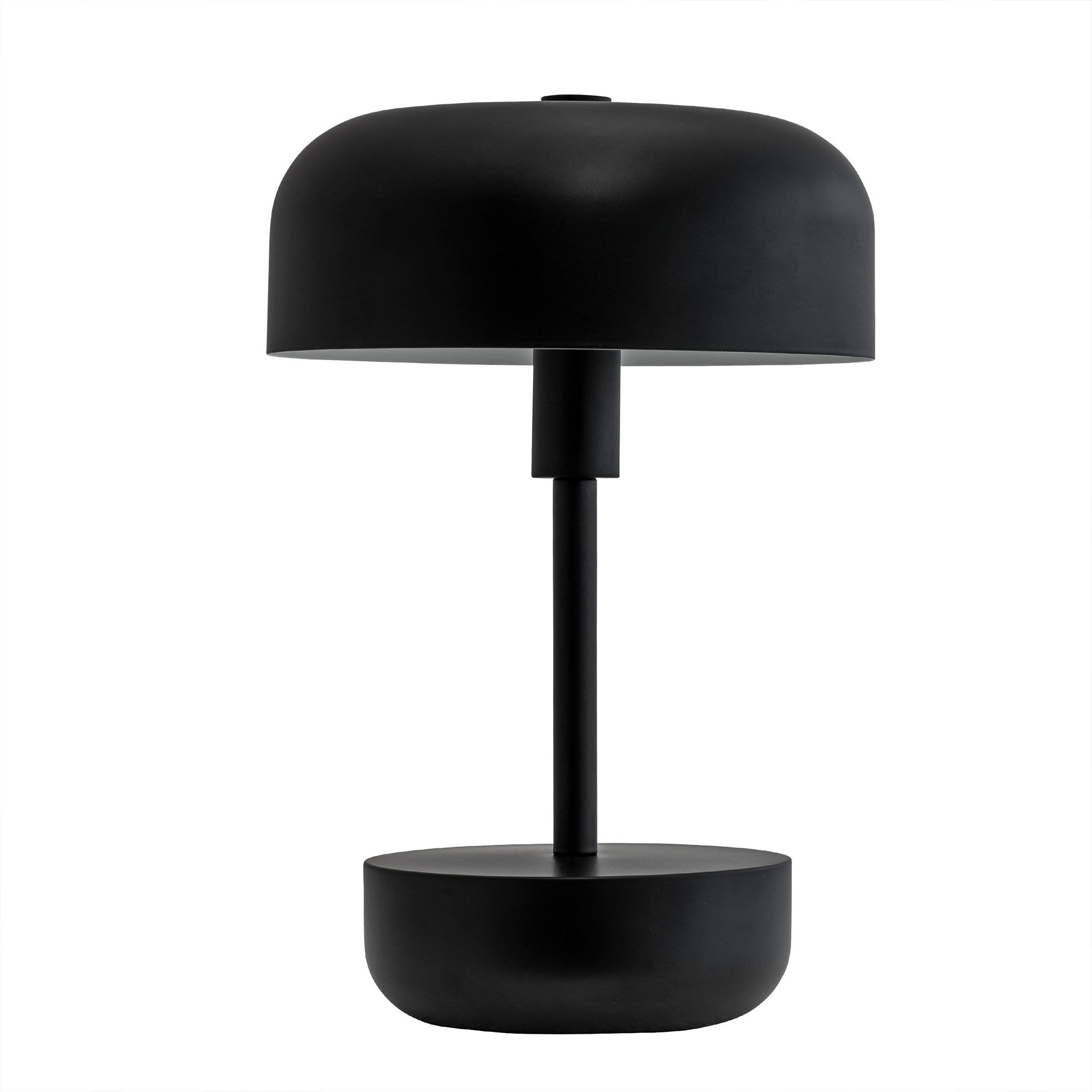 Haipot Genopladelig Led Bordlampe  Sort