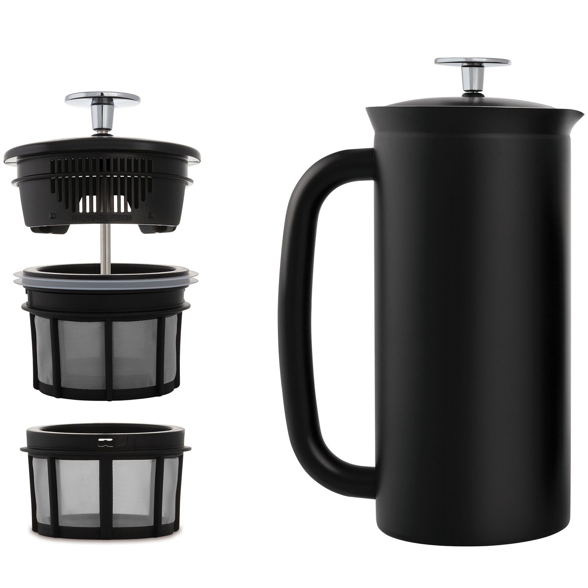 P7 Stempelkande Sort Stål 55 Cl