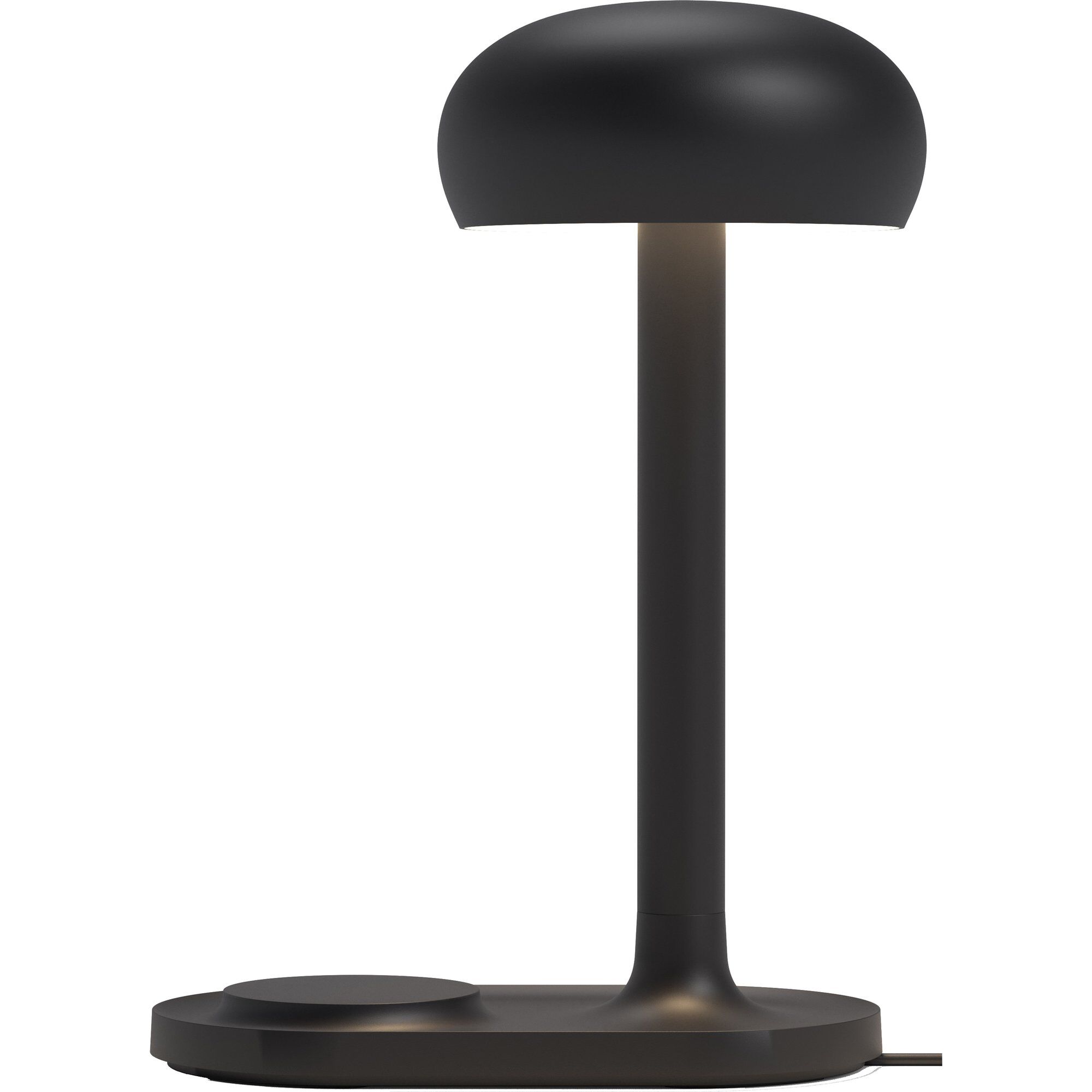 Emendo Lampe Med Qi Trådløs Oplader  Black