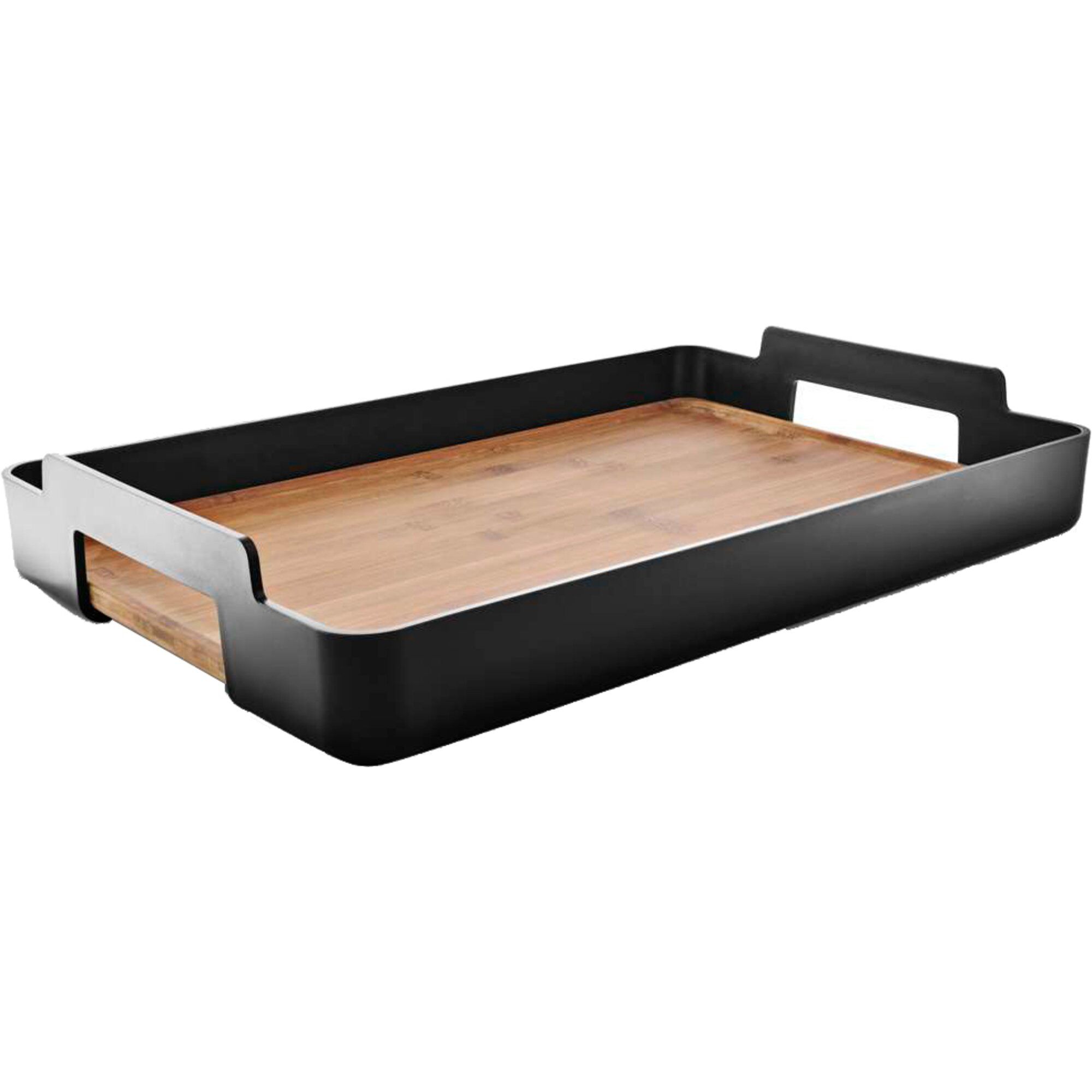 Nordic Kitchen Rektangulær Serveringsbakke 35   50 Cm  Sort