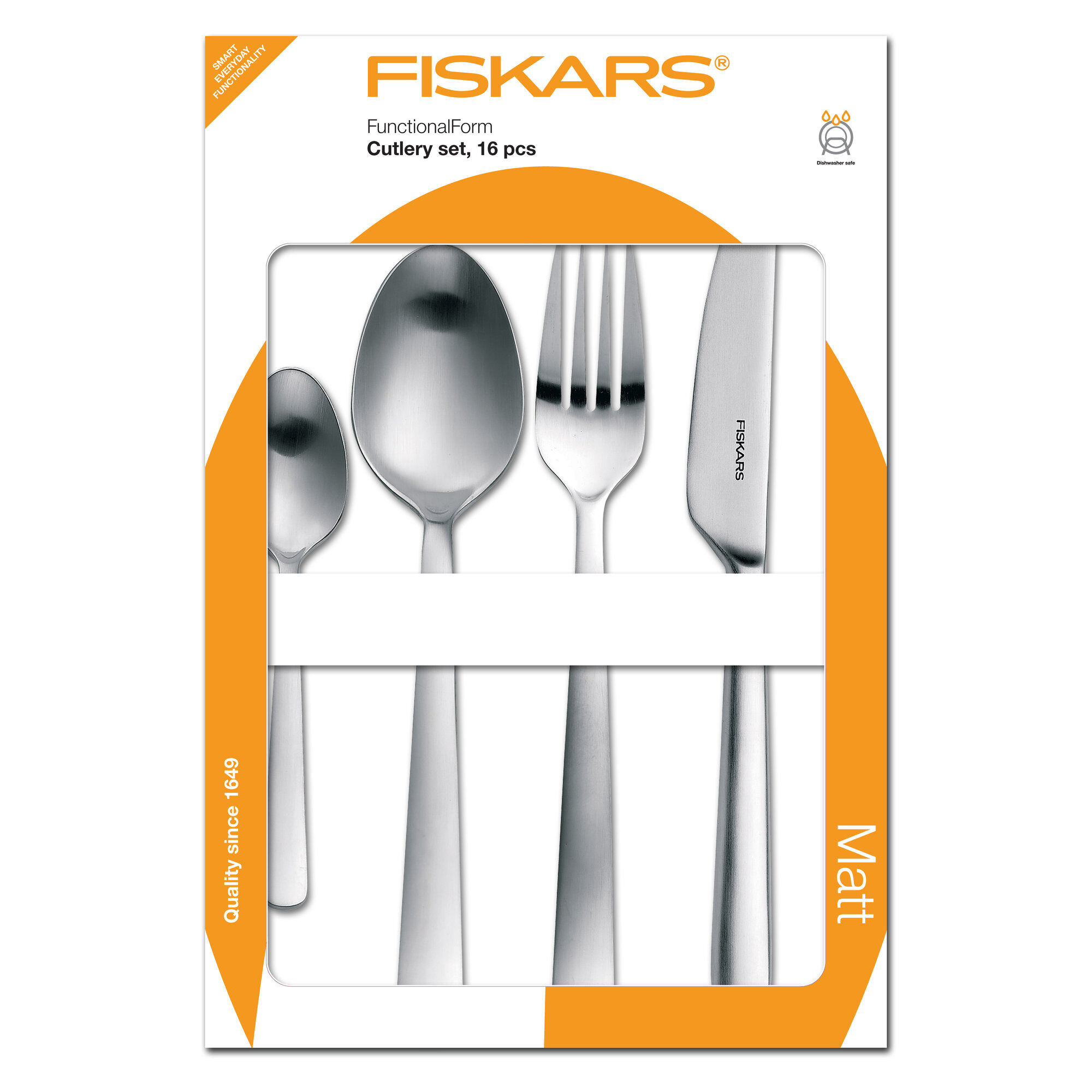 Fiskars Functional Form Bestikæske 16 Dele