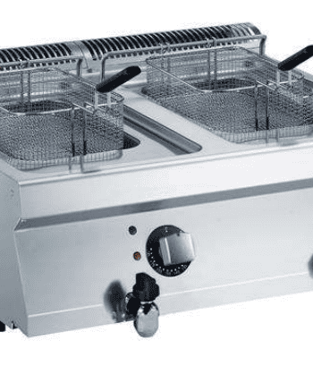 Friture Dobbelt Elektrisk Bordmodel 7kw 2x7 Liter Zanussi