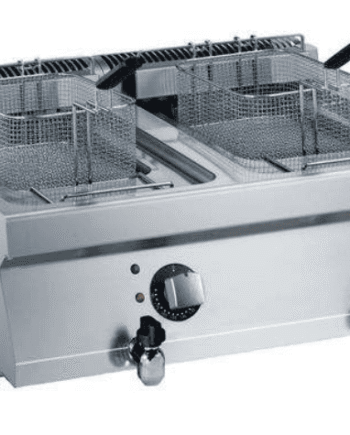 Friture Dobbelt Elektrisk Bordmodel 2x12 Liter Evo700 Zanussi