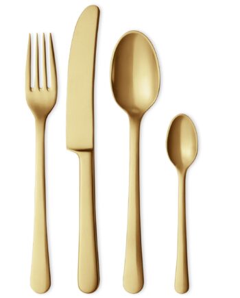 Georg Jensen Copenhagen Bestiksæt  Mat Guld    Stk