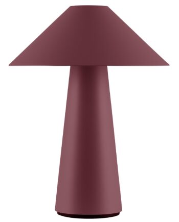 Cannes Portabel Bordlampe  Burgundy