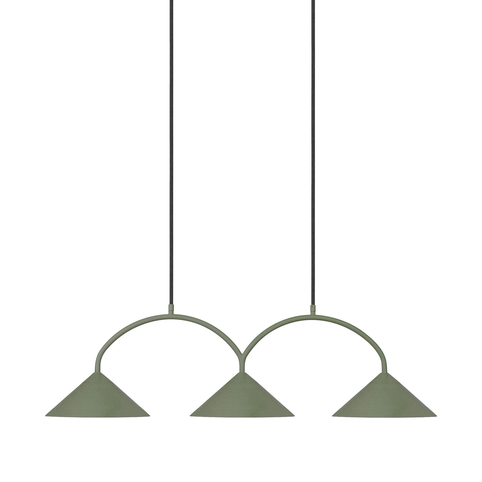Pendel Curve   Lampe  Grøn
