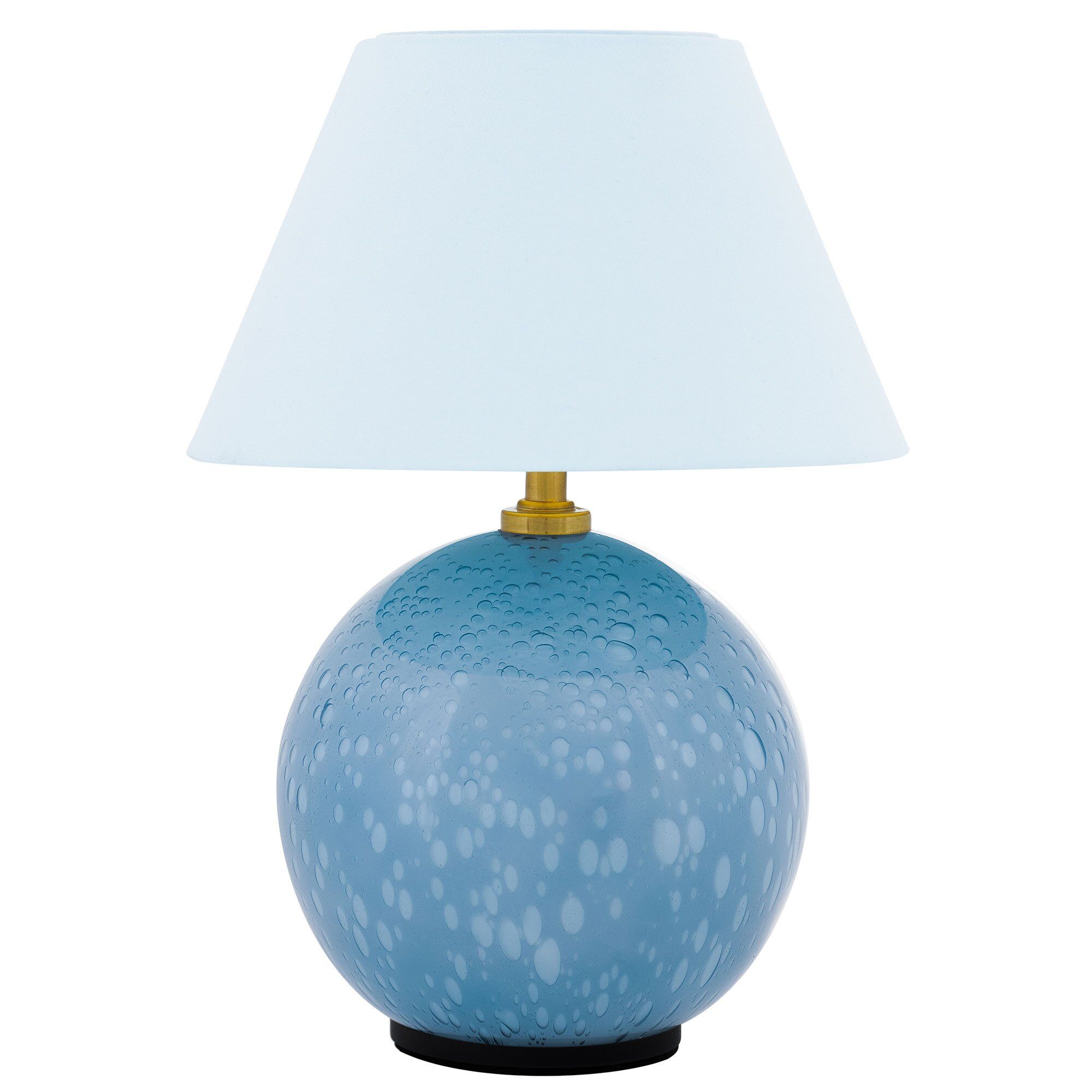 Iris Bærbar Bordlampe  Dueblå