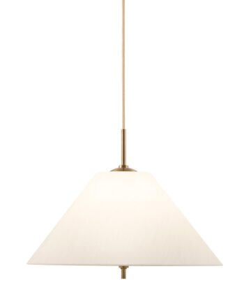 Iris Pendel Lampe 25 Cm  Creme