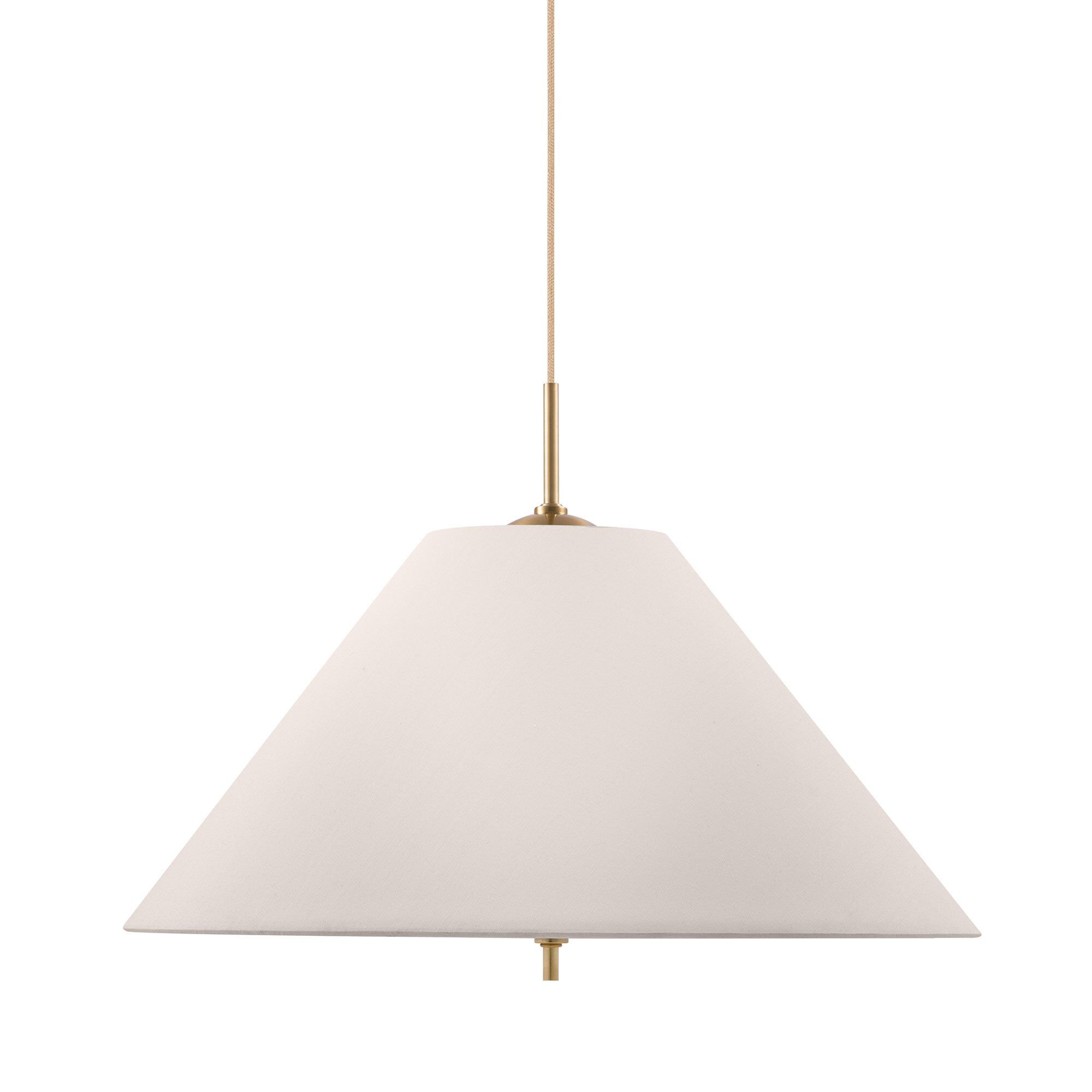 Iris Pendel Lampe 50 Cm  Creme