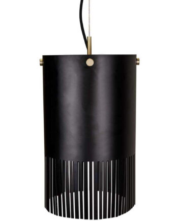 Pendant Fringe Lampe  Sort