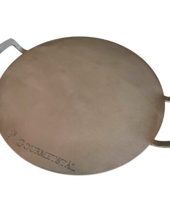 Gourmetstål Rundt Pizzastål Med Greb  33 Cm