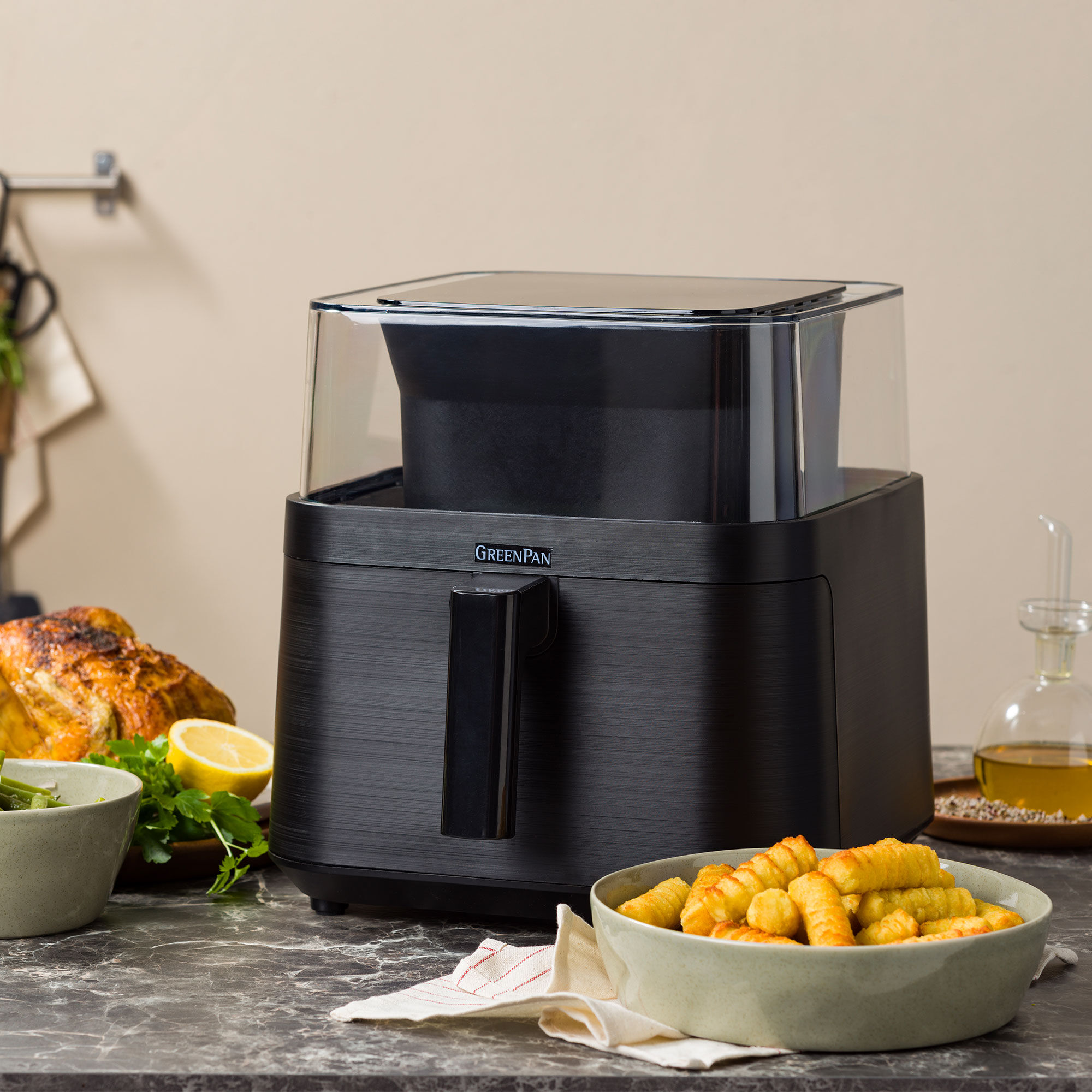 Greenpan Airfryer   Liter  Sort