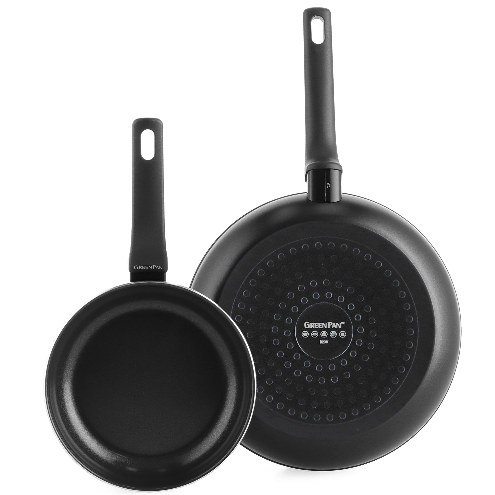 Greenpan Essence Stegepandesæt 20   28 Cm  Sort