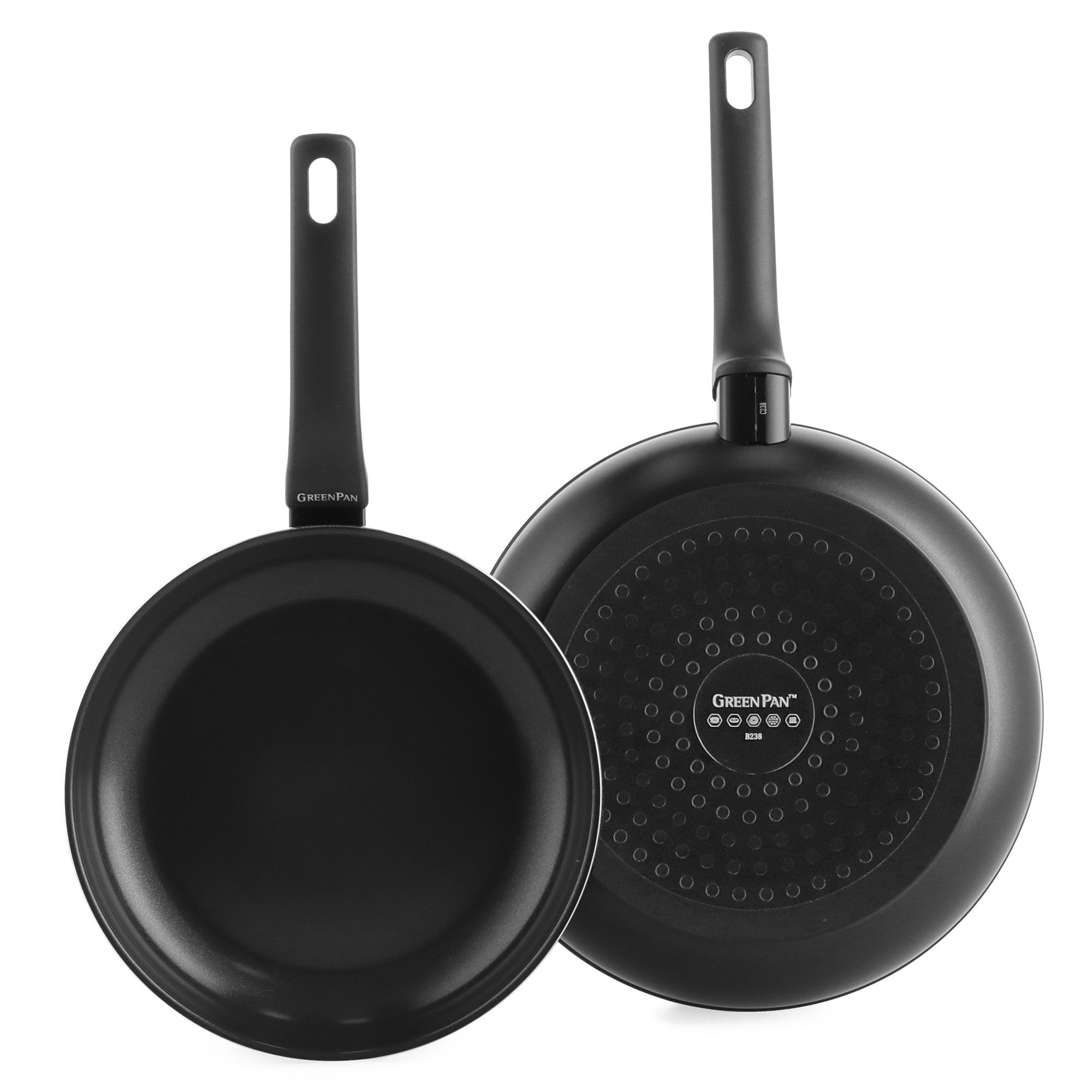Greenpan Essence Stegepandesæt 24   28 Cm  Sort