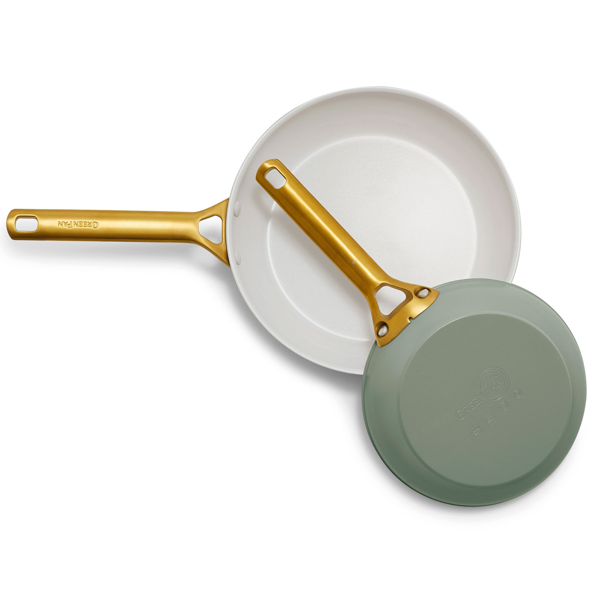 Greenpan Padova Stegepandesæt 24   28 Cm  Moss