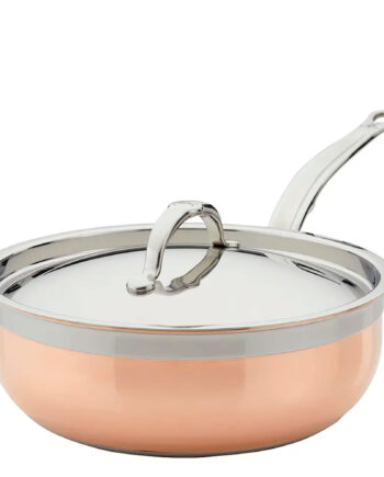 Copperbond Sauterpande Med Låg ø24 Cm