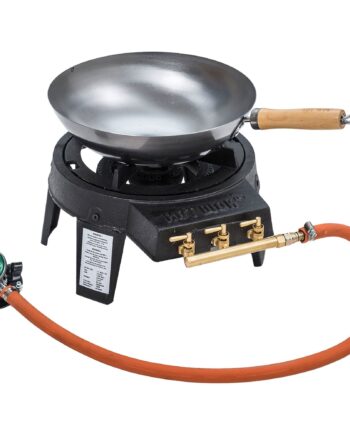 Hot Wok Gasbrænder   Kw Inkl  Regulator Og Wok