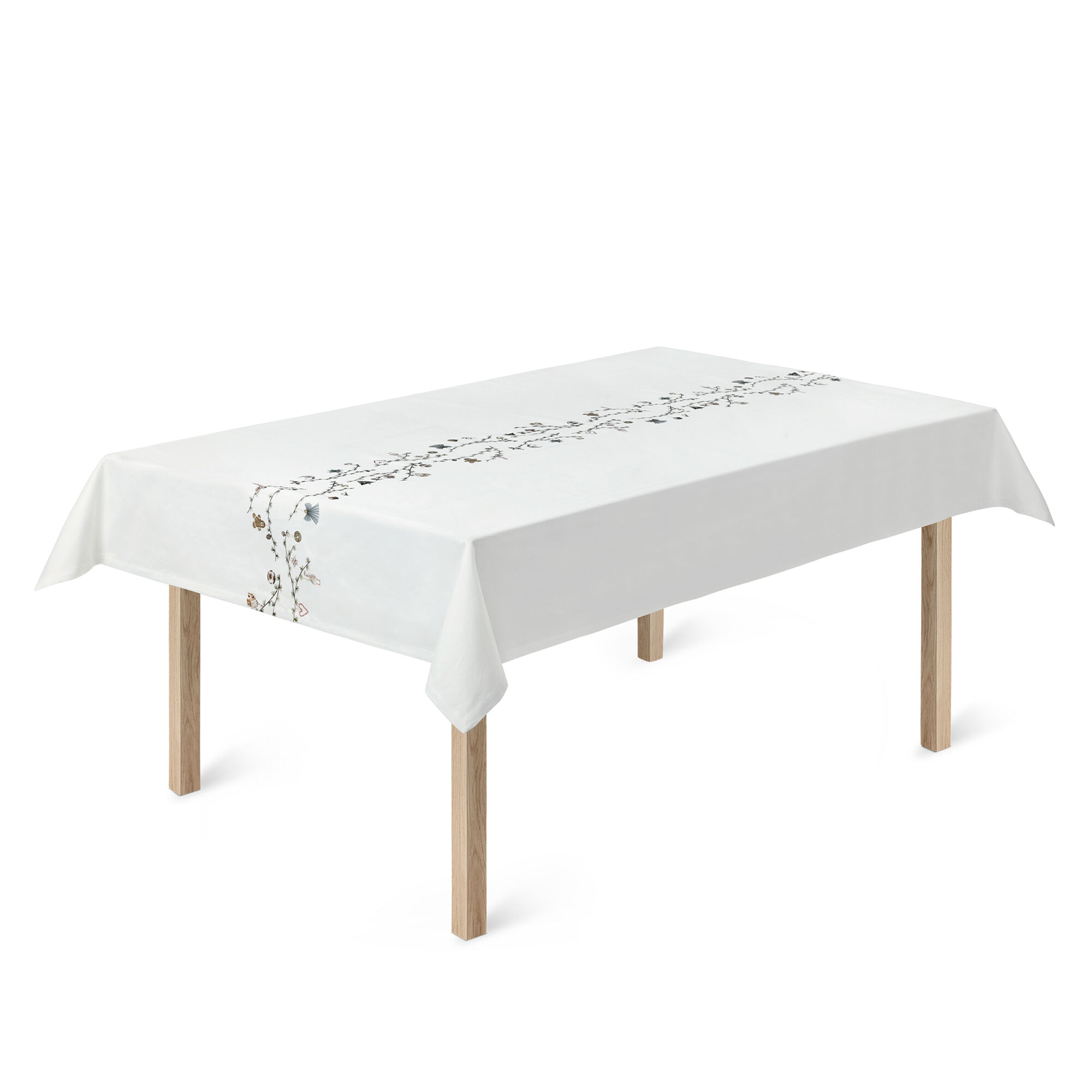 Kähler Hammershøi Christmas Dug 150   370 Cm  Hvid