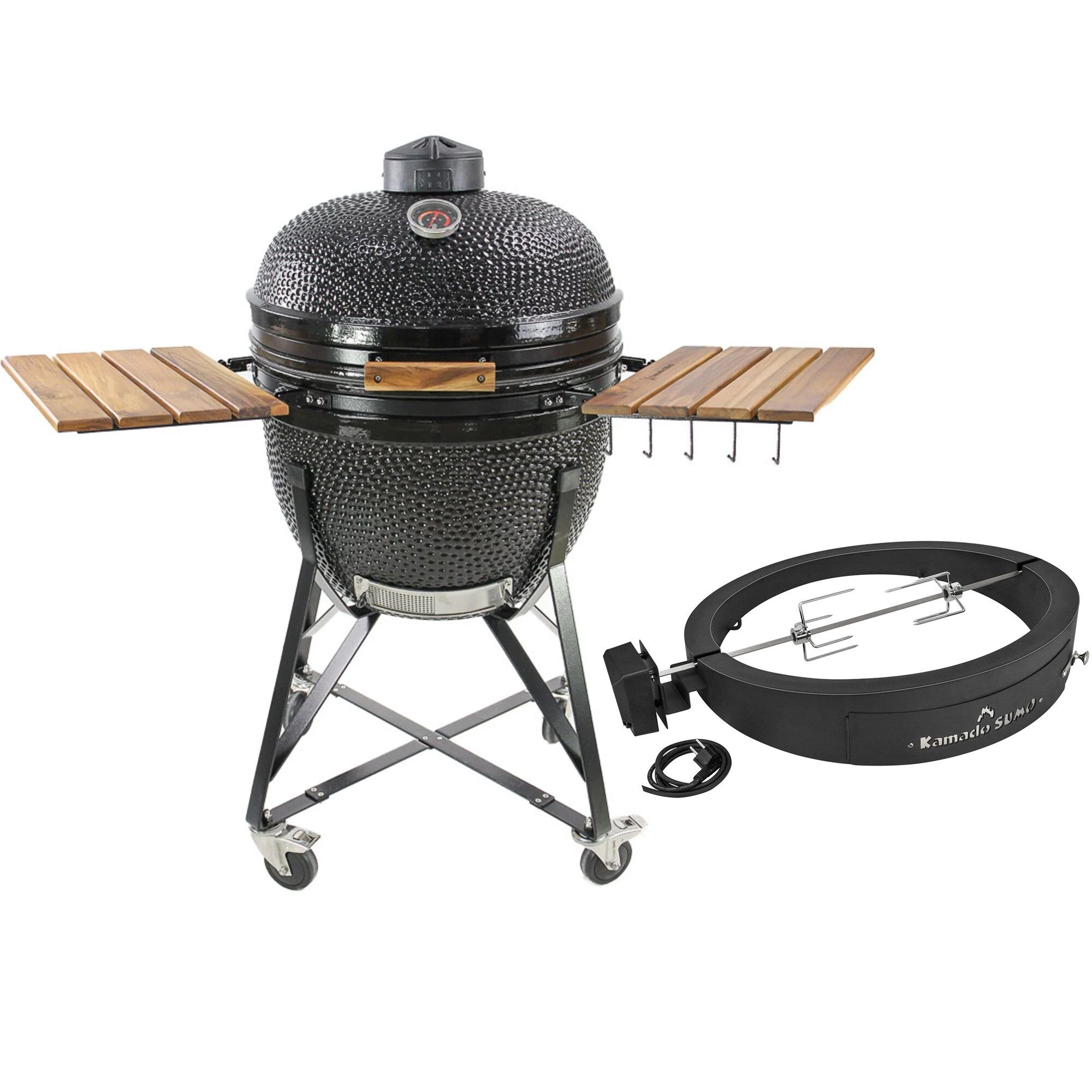 Maxi Kulgrill  Sort   Grillmesterens Rotisserie Og Pizzaovn