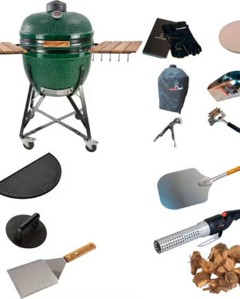 Kamado Sumo Maxi Stor Grillpakke  Grøn