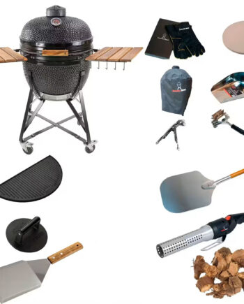 Kamado Sumo Maxi Stor Grillpakke  Sort