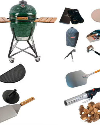 Kamado Sumo Midi Stor Grillpakke  Grøn