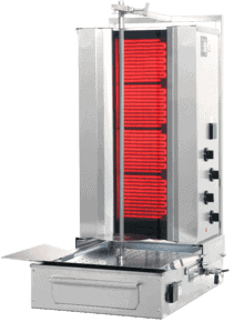 Keramisk Kebabgrill    Bund Motor El 50kg