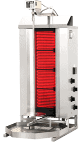 Keramisk Kebabgrill Top Motor El 50kg
