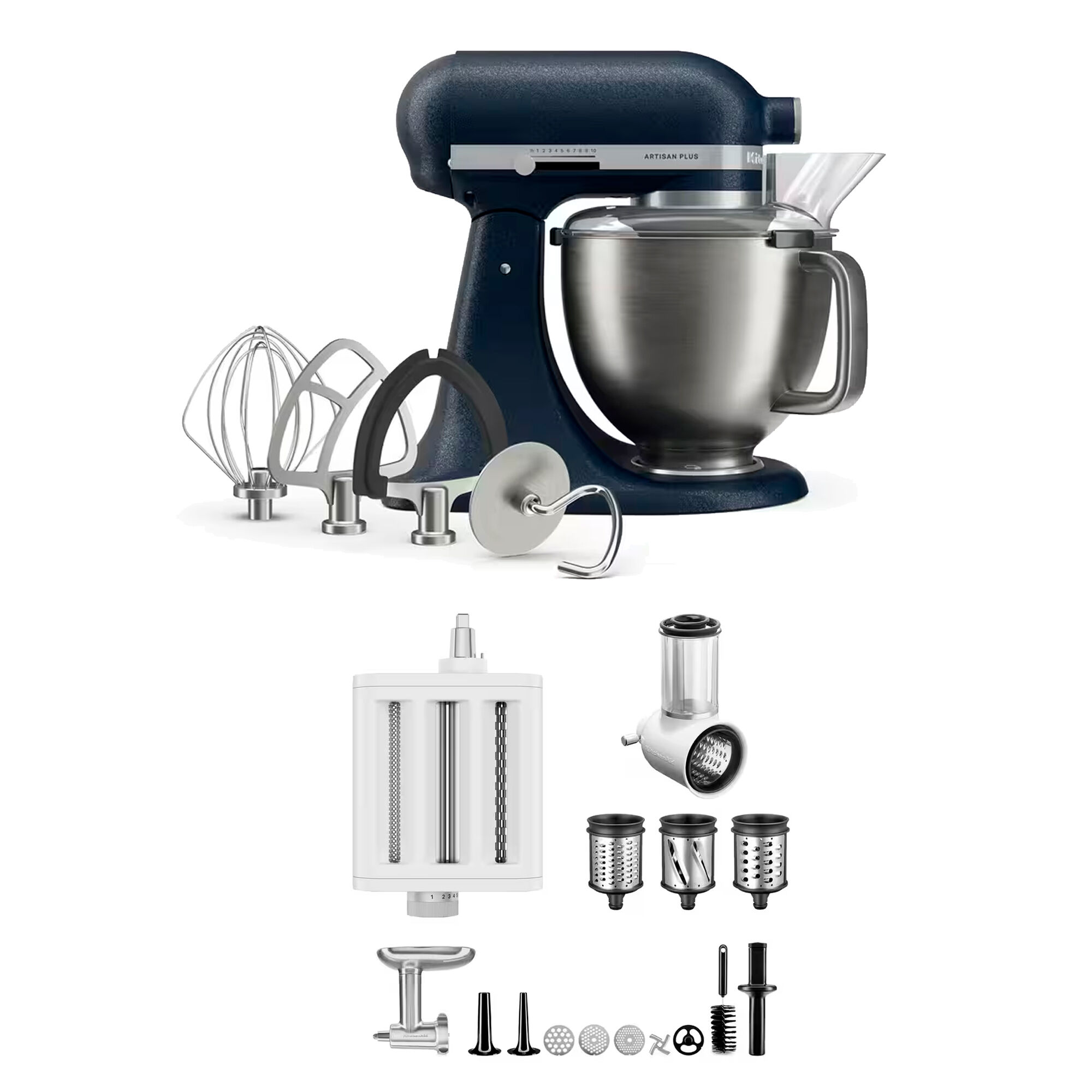 Kitchenaid Artisan Plus Köksmaskin Med Tillbehörspaket     Liter  Wild Blueberry