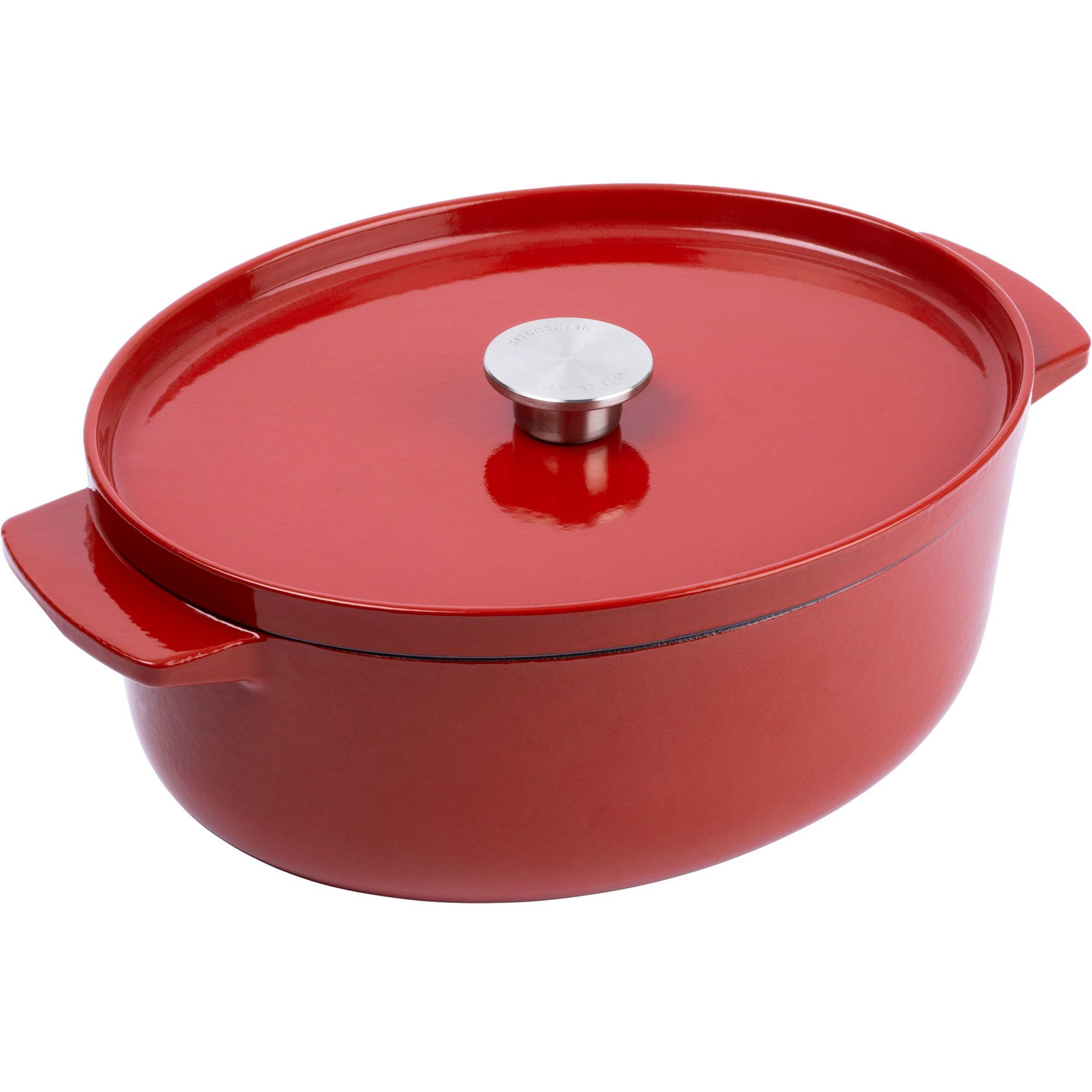 Støbejernsgryde Oval 30 Cm Liter Empire Red