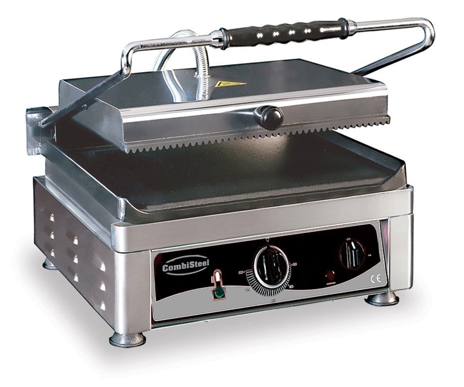 Klemgrill Combisteel Single Glat Bund  Rillet Top