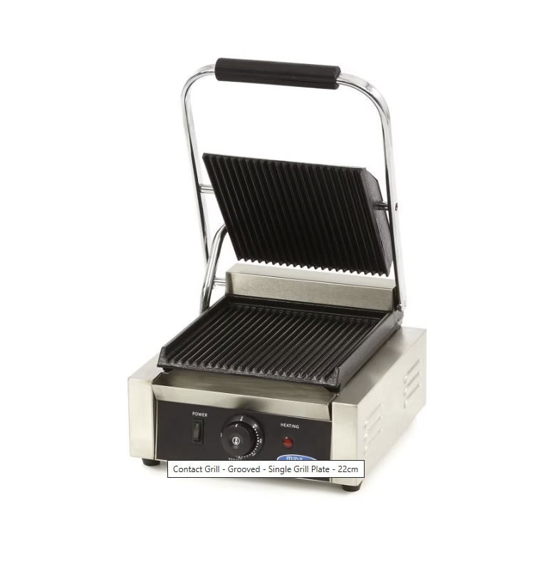 Klemgrill Enkelt Maxima Rillet Top   Bund