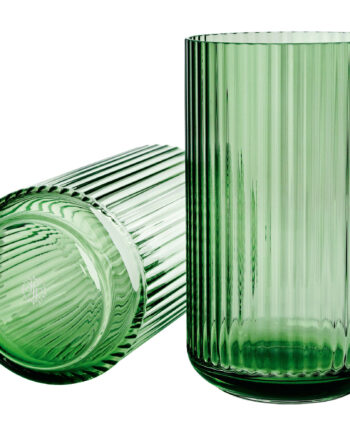 Lyngby Porcelæn Lyngbyvasen 25 Cm  Glas Copenhagen Green