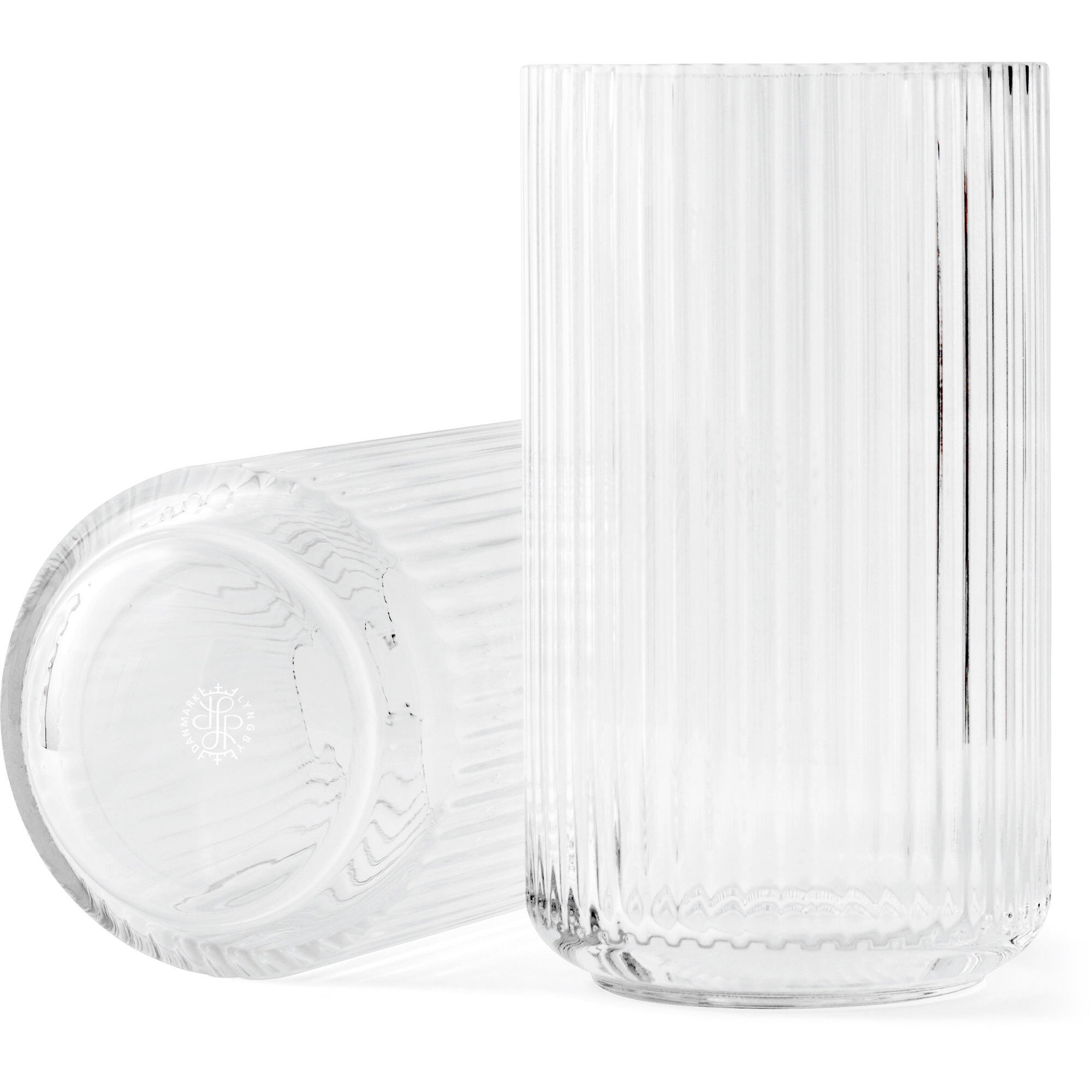 Lyngbyvasen 38 Cm  Glas Klar