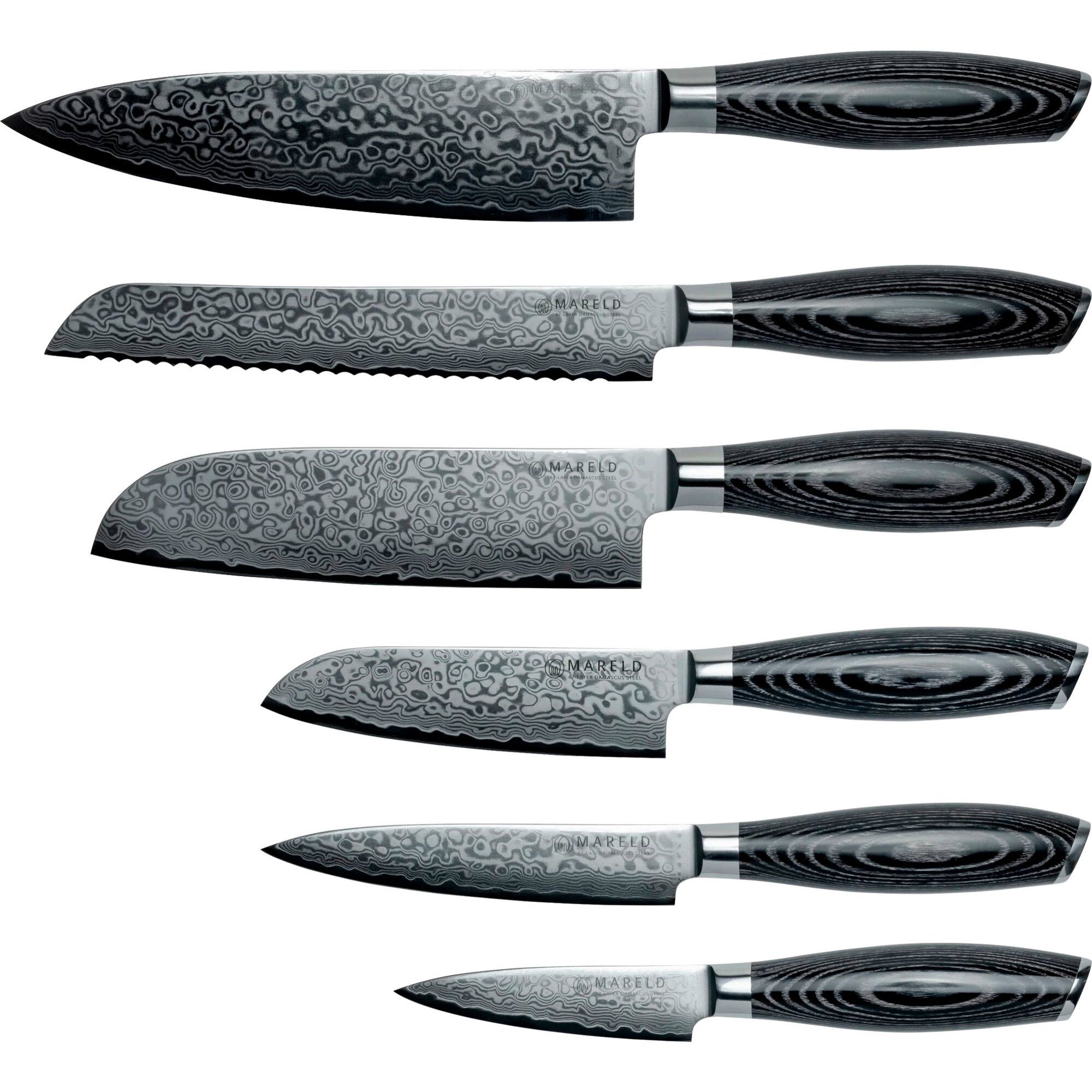 Akio Knivsæt Knive Sort