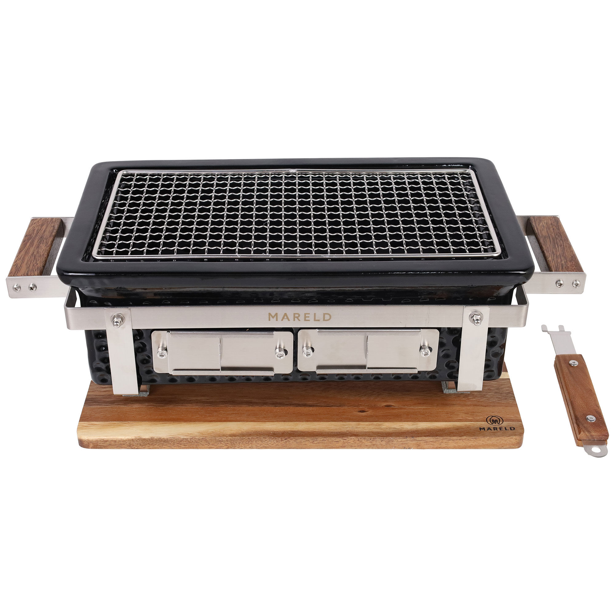 Mareld Premium Hibachigrill Sort Valnød