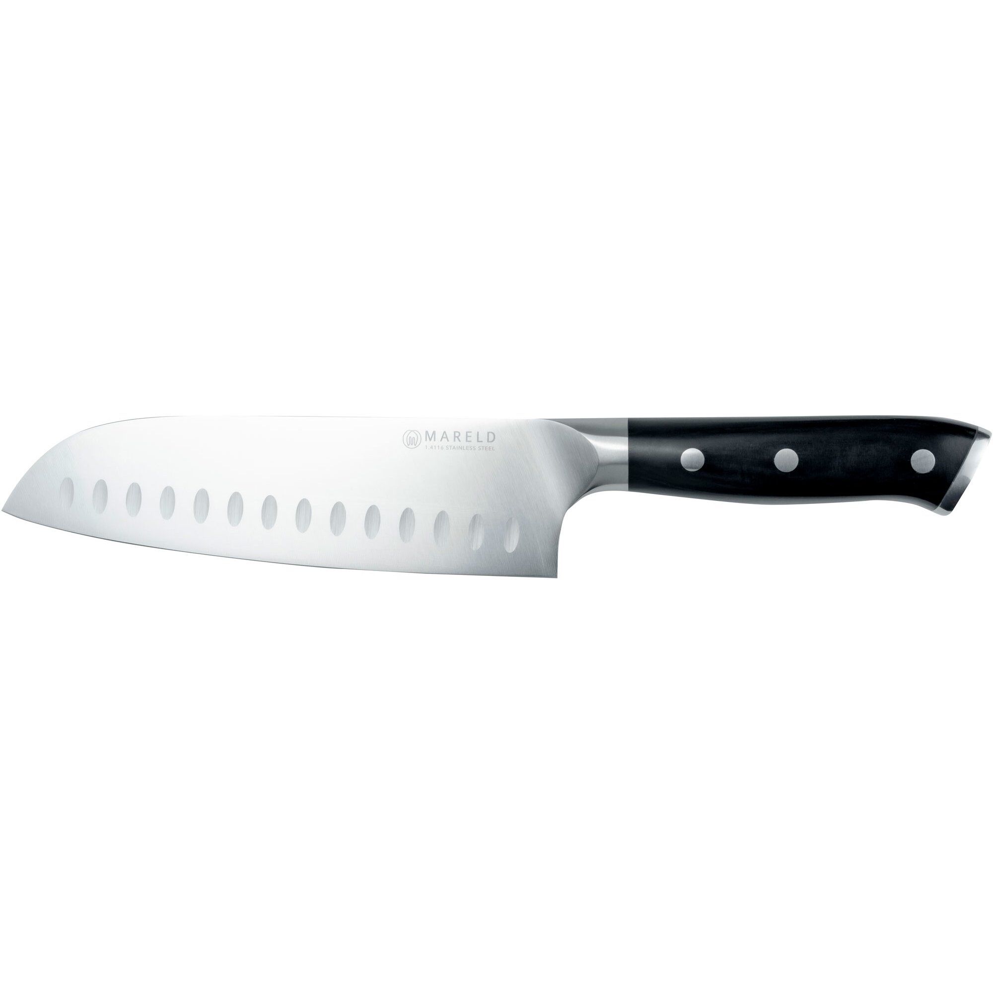 Mareld Santokukniv 18 Cm Sort
