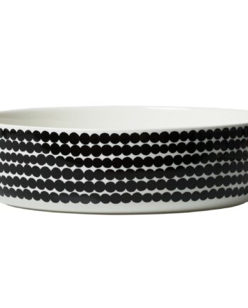 Marimekko Räsymatto Skål    Liter  Sort Hvid