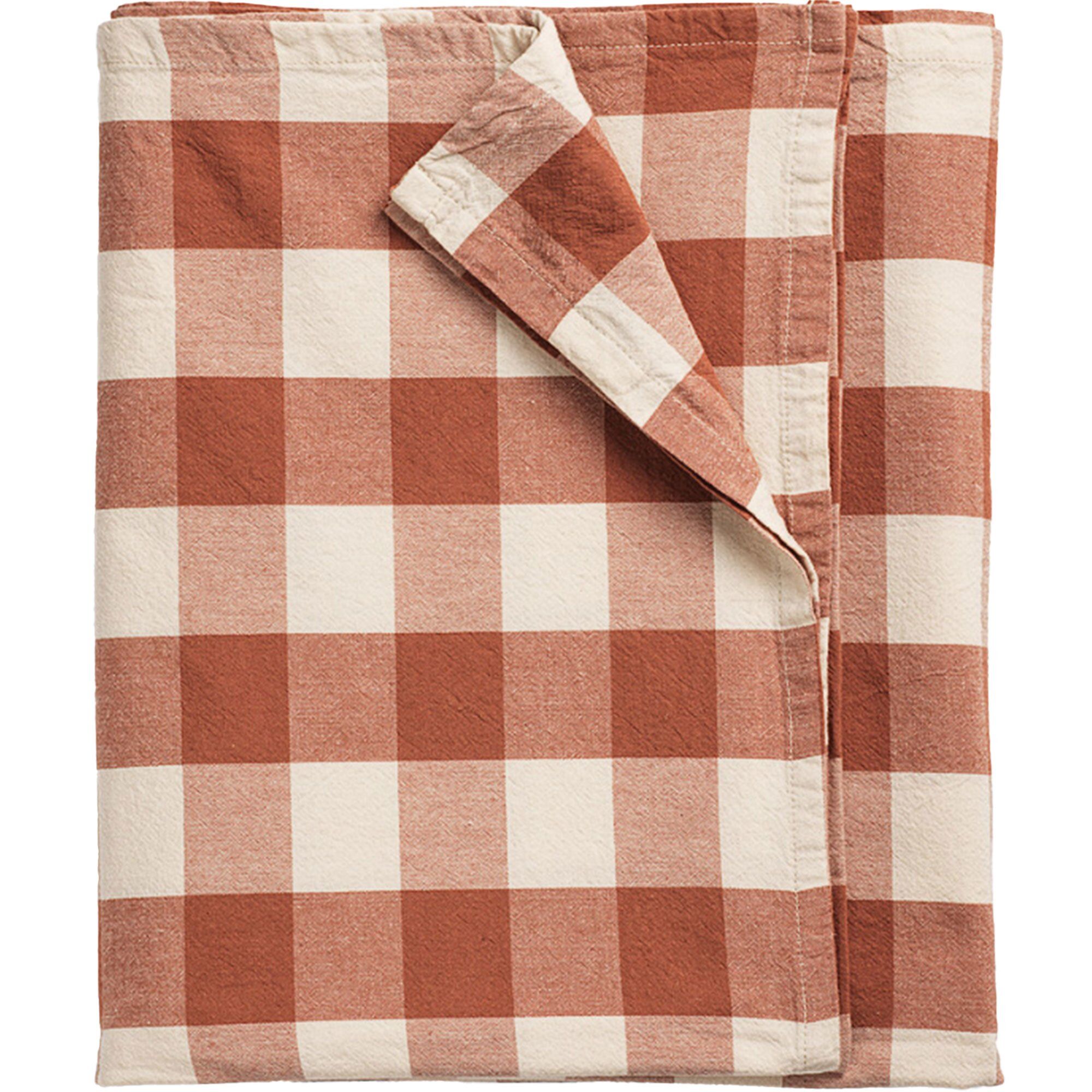 Midnatt Bertel Borddug 180x145 Cm  Brun Aprikos