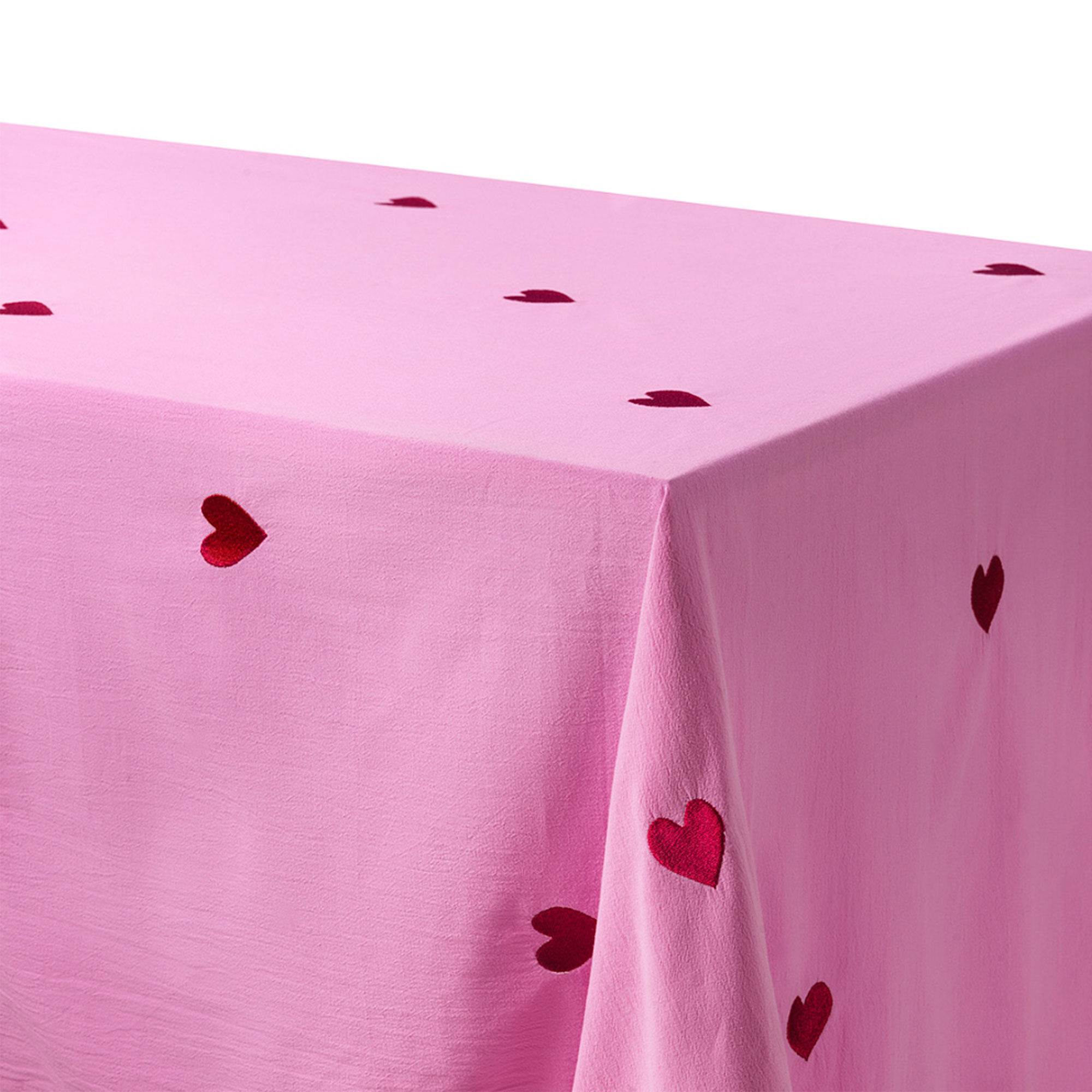 Midnatt Pink Hearts Dug 330x145 Cm  Rosa