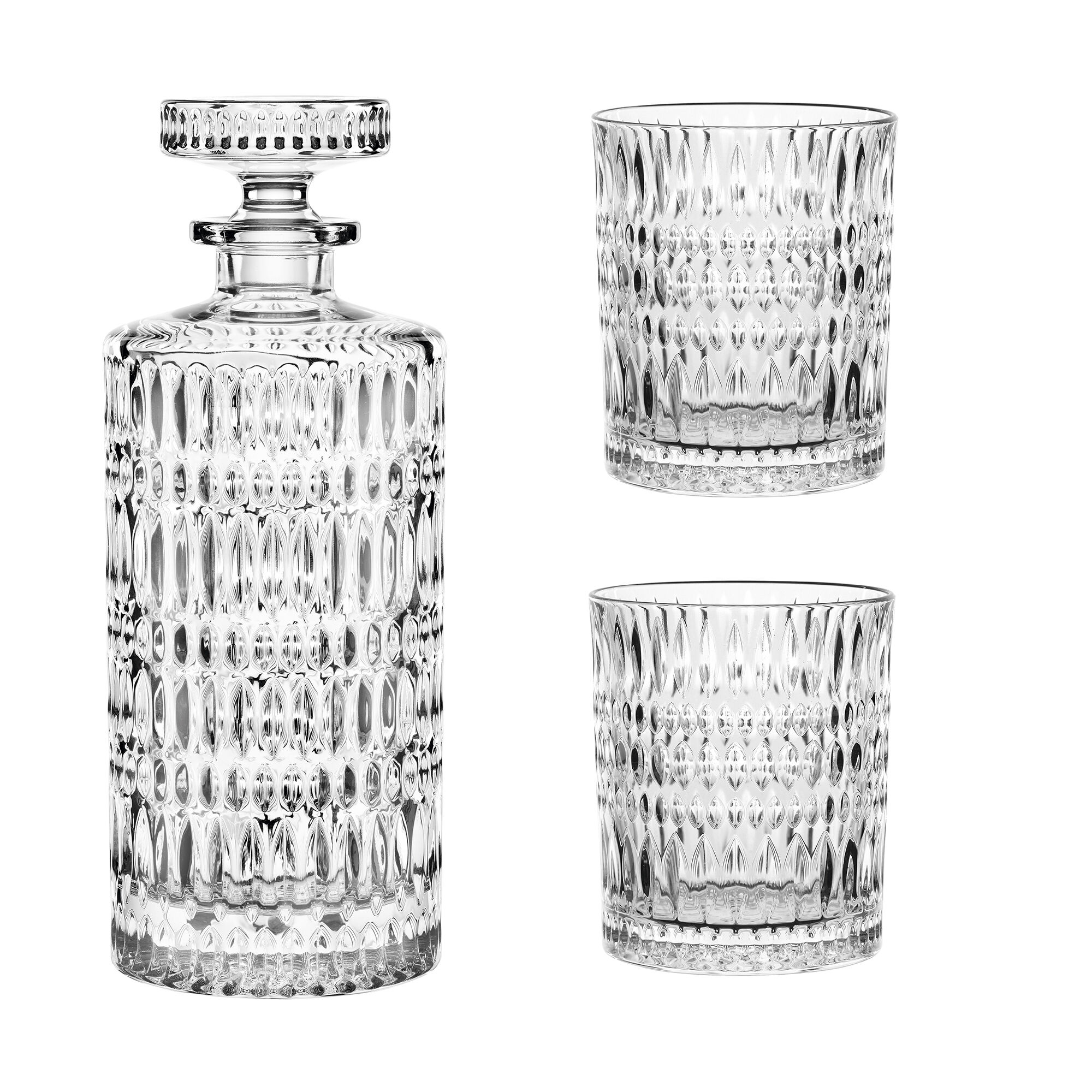 Nachtmann Ethno Decanter Sæt   Dele  Klar