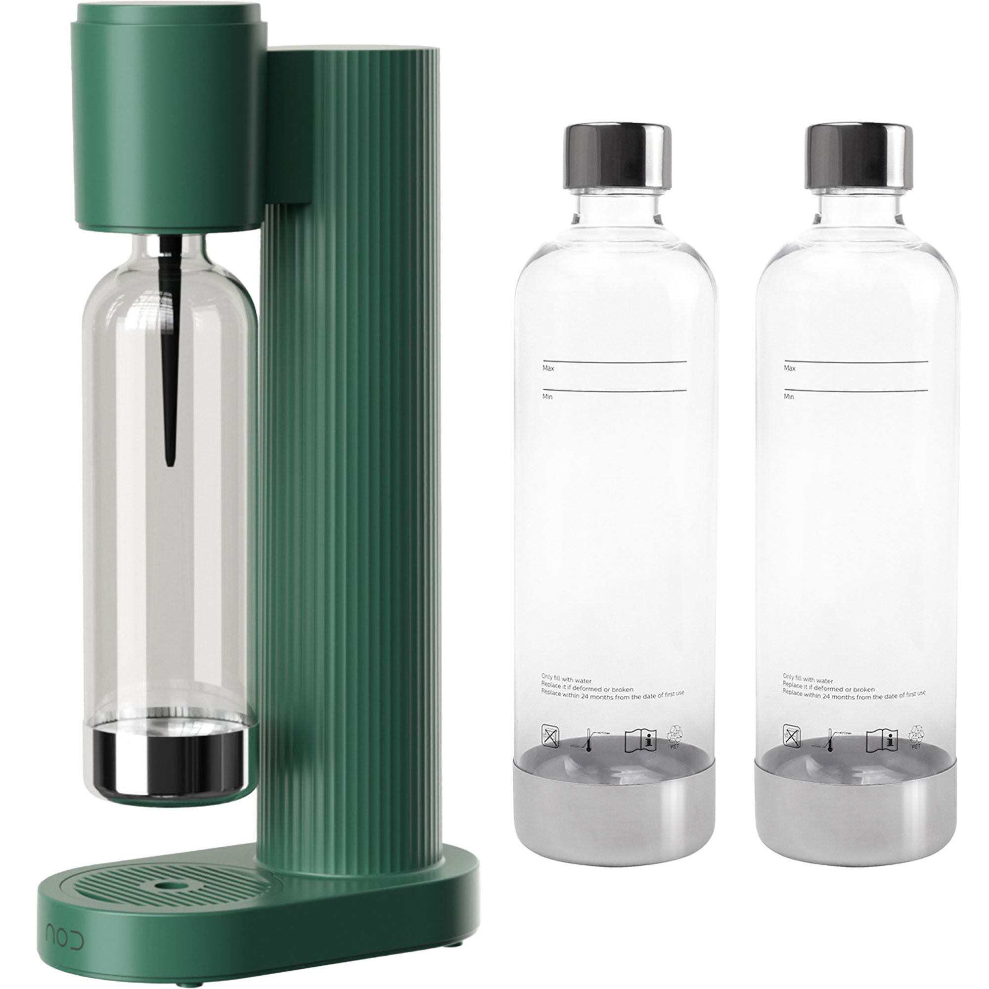 Nod Kulsyremaskine Forest Green     Ekstra Flasker