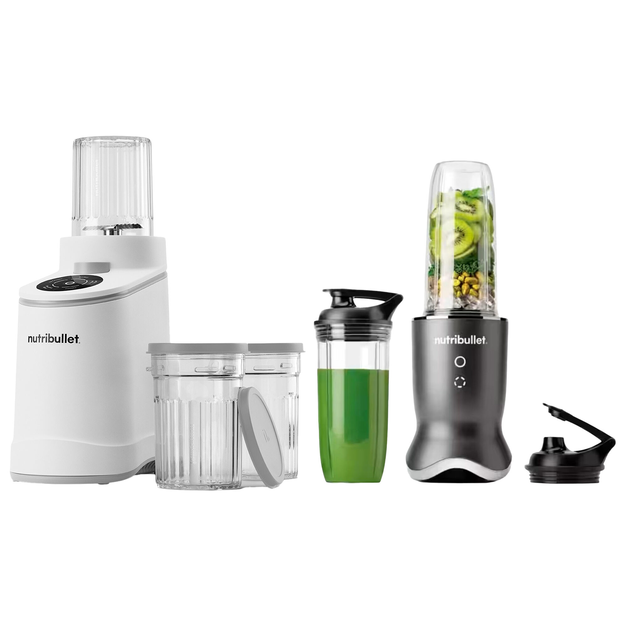 Nutribullet Chill Nbd0503w Ismaskine   Ultra Nb1206dg Personlig Blender  Hvid Grå