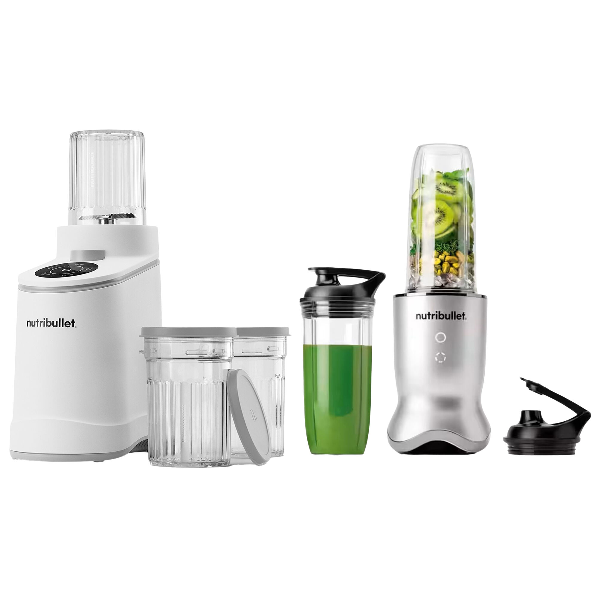 Nutribullet Chill Nbd0503w Ismaskine   Ultra Nb1206s Personal Blender  Hvid Sølv