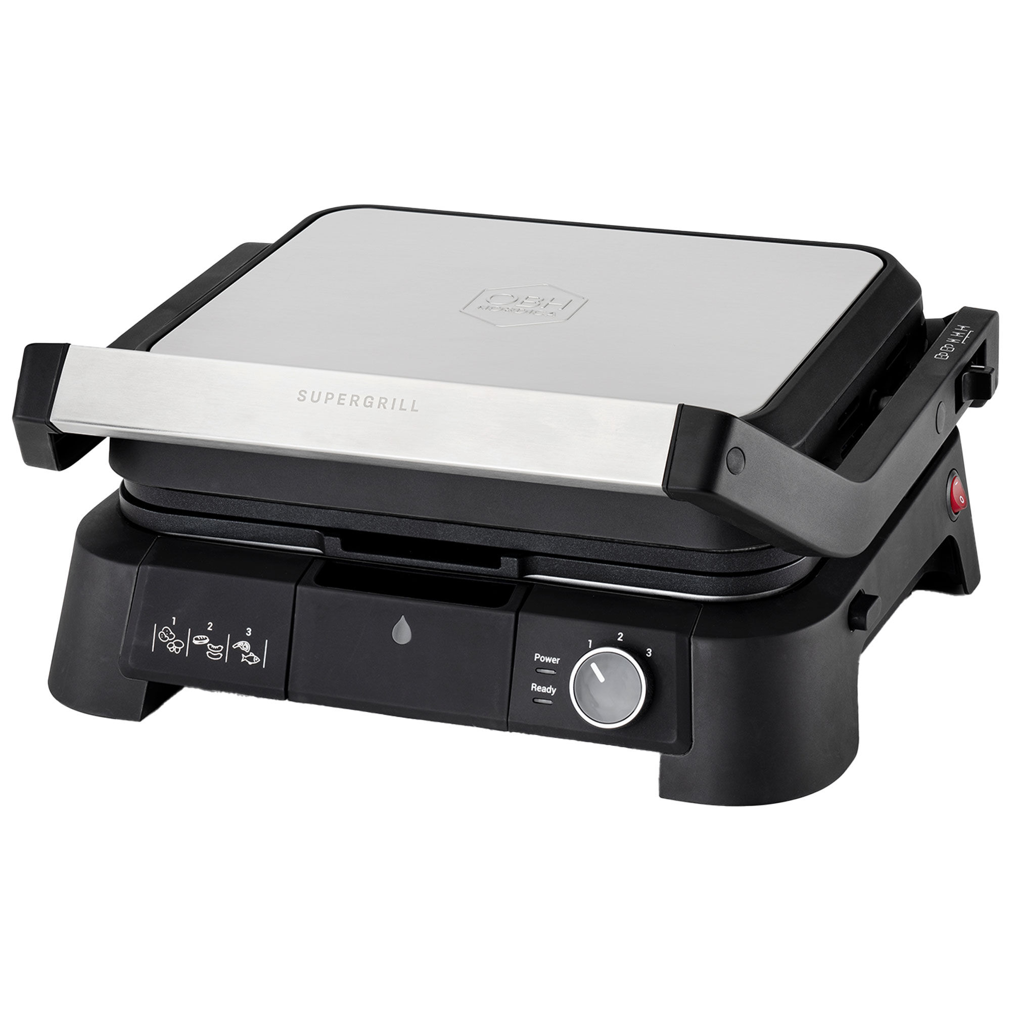 Supergrill 3in1  Rustfritt Stål