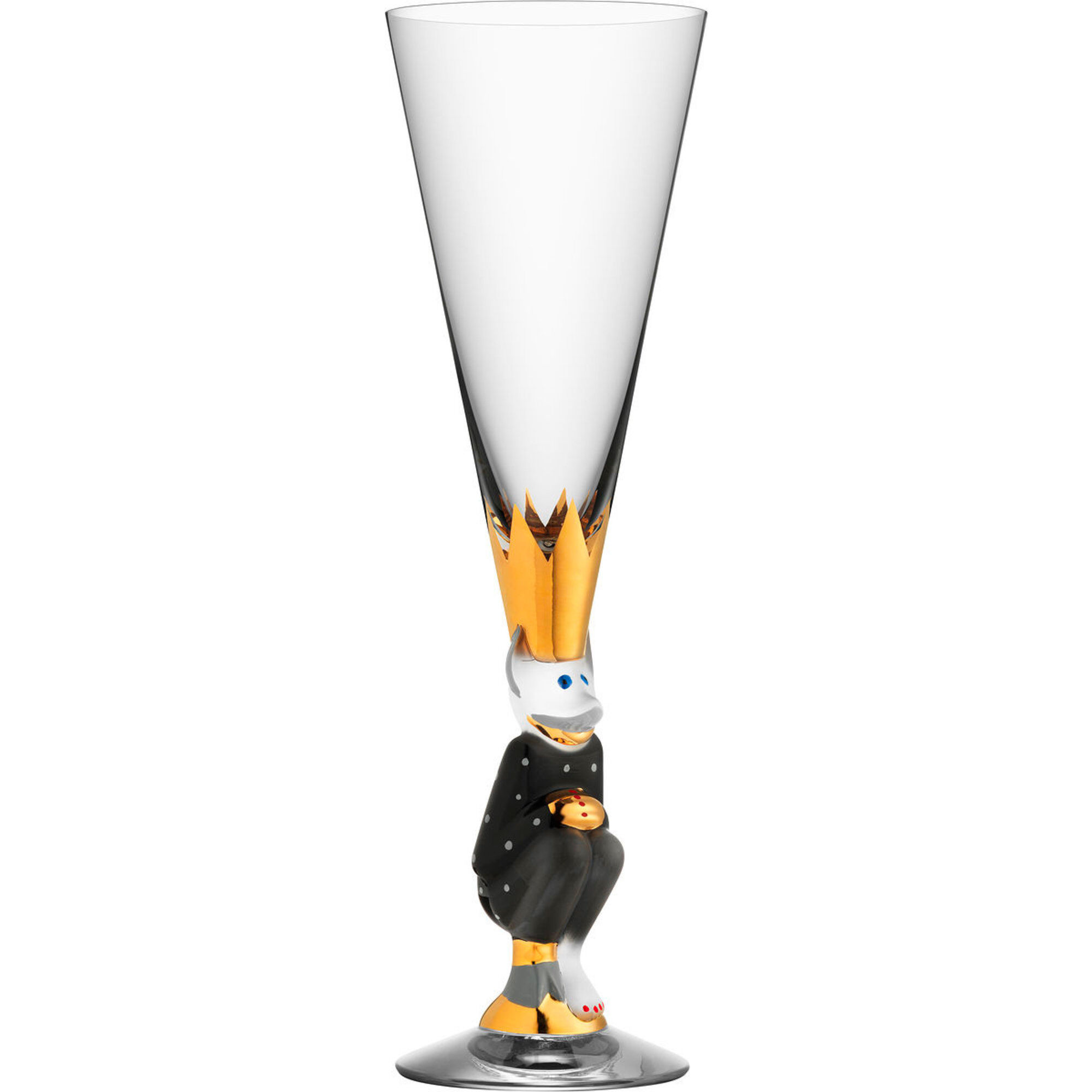 Nobel The Sparkling Devil Champagneglas 19cl  Mørkegrå