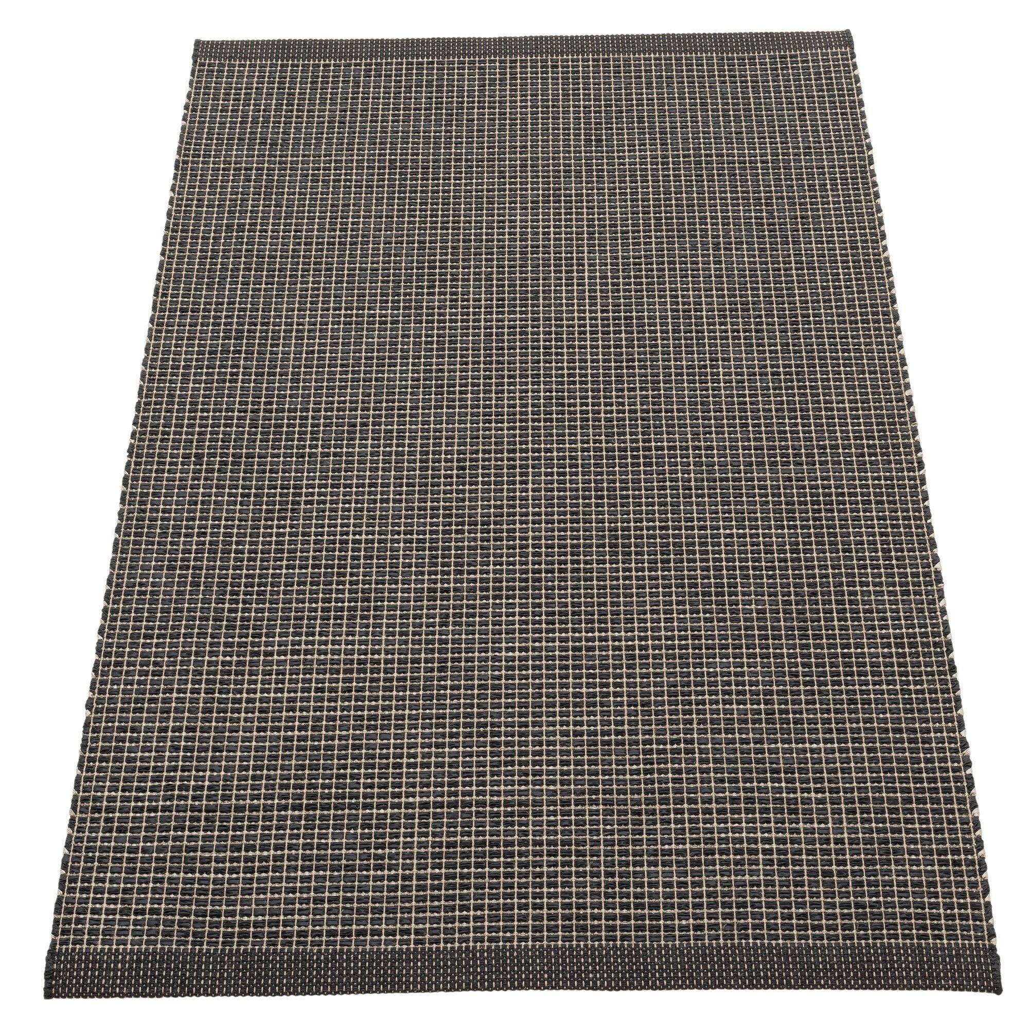 Emm Gulvtæppe 120x70 Cm  Black Linen